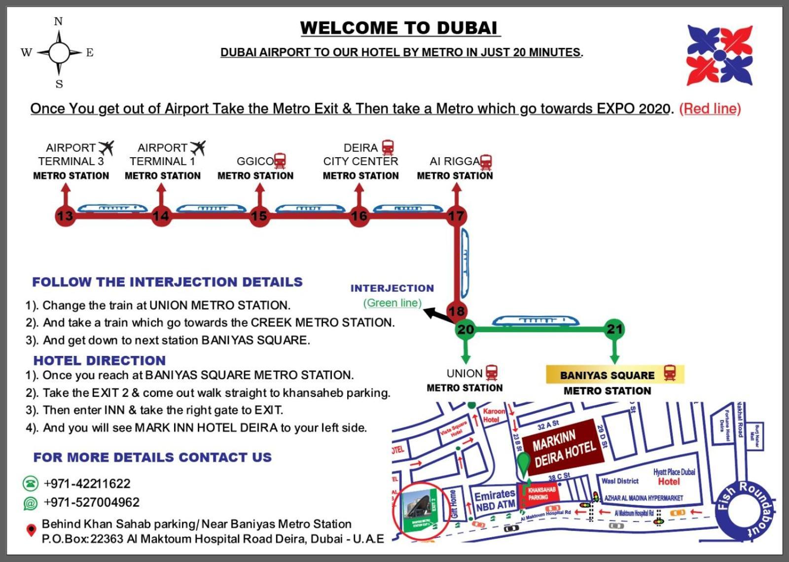 Mark Inn Hotel Deira Dubai Luaran gambar